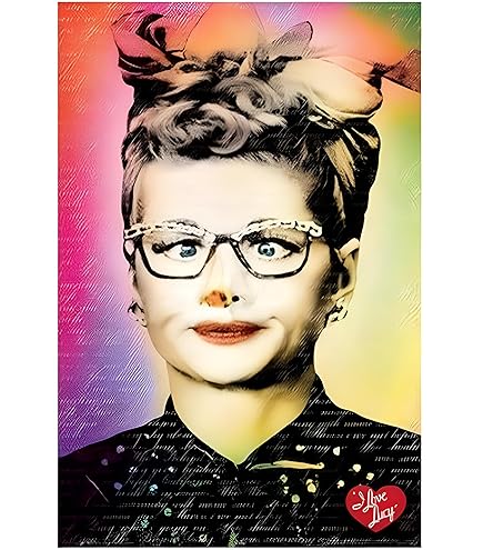 Displate Lucy portrait l poster 中古 Amazon.com: I Love Lucy Glasses Poster 241088: Prints: Posters